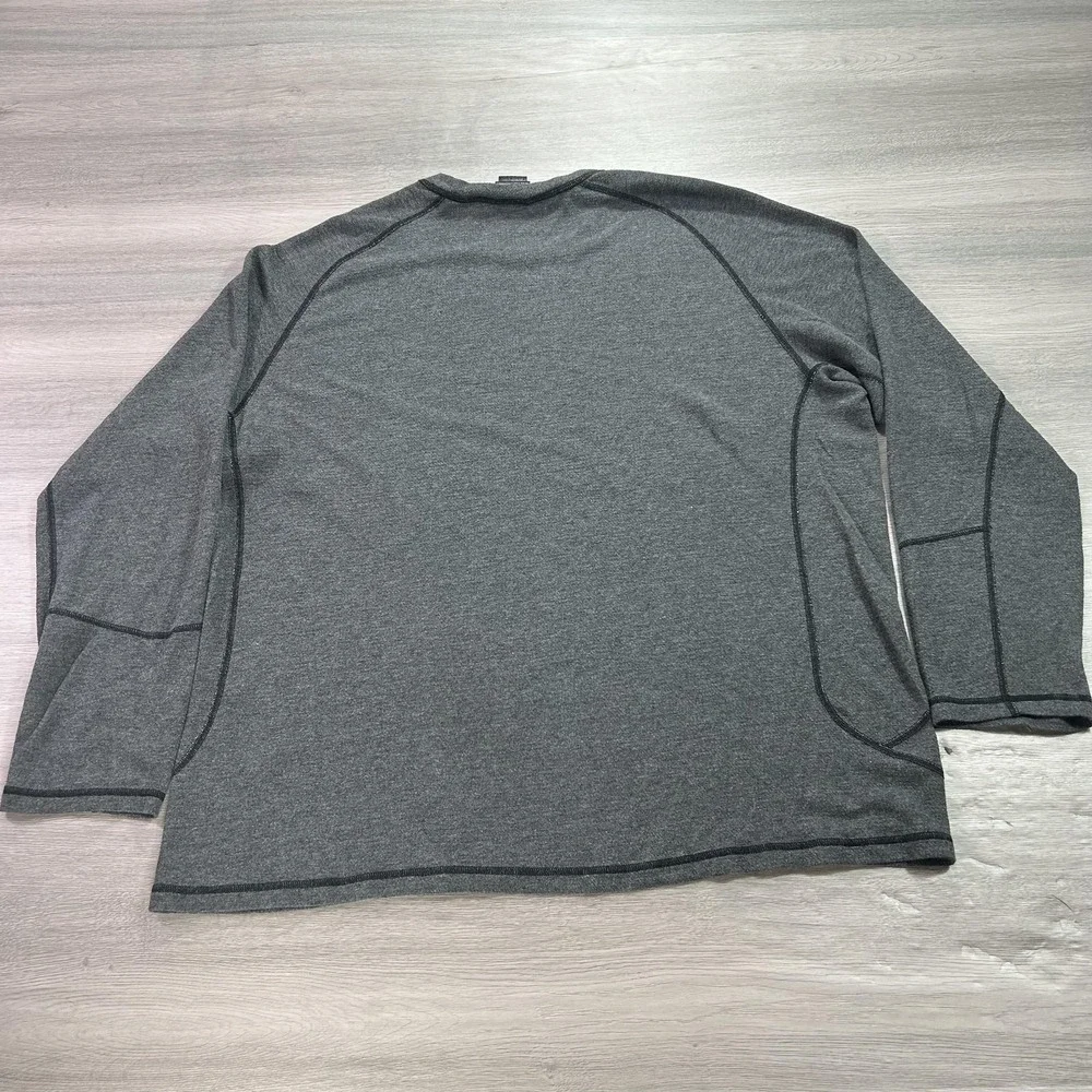 North Face Shirt Mens XL Gray Long‎ Sleeve Crewneck Performance Outdoor Top